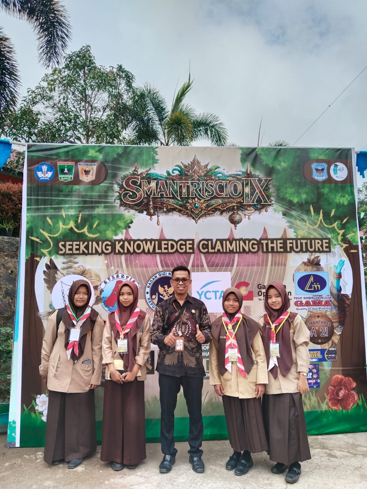 MTsN 15 Tanah Datar Utus Delegasi Terbaik dalam Ajang SMANTRISCIO di SMAN 3 Batusangkar