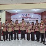 Kepala MTsN 15 Tanah Datar, Fitri Evalius Dilantik sebagai Waka Pusdiklatcab Kwarcab 0304 Tanah Datar
