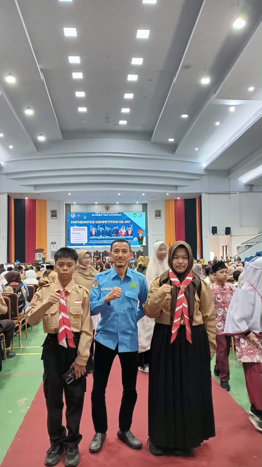 Siswa-Siswi Terbaik MTsN 15 Tanah Datar Ikuti Lomba Mata Pelajaran Matematika Tingkat Provinsi di UIN Mahmud Yunus Batusangkar