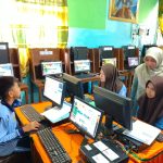 Semangat Tinggi Siswa-Siswi MTsN 15 Tanah Datar Ikuti Uji Coba OMI