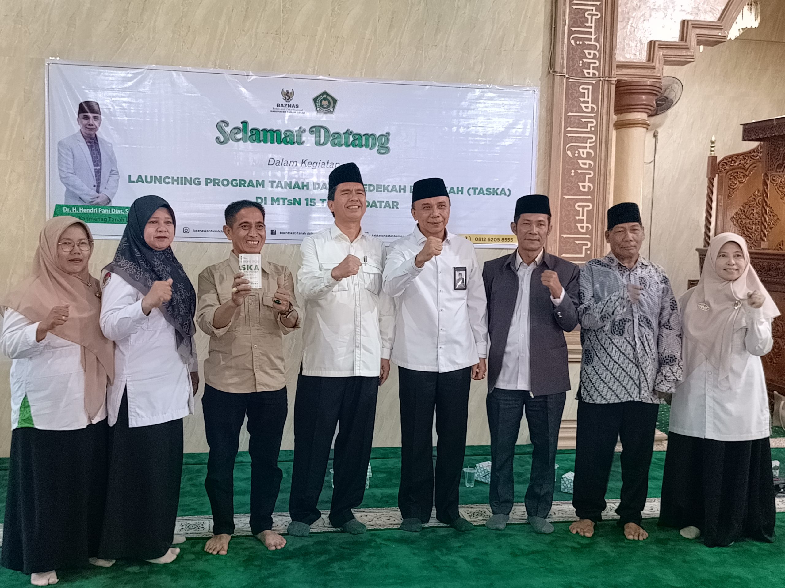 Kepala Kemenag Tanah Datar Resmi Launching Program TASKA di MTsN 15 Tanah Datar